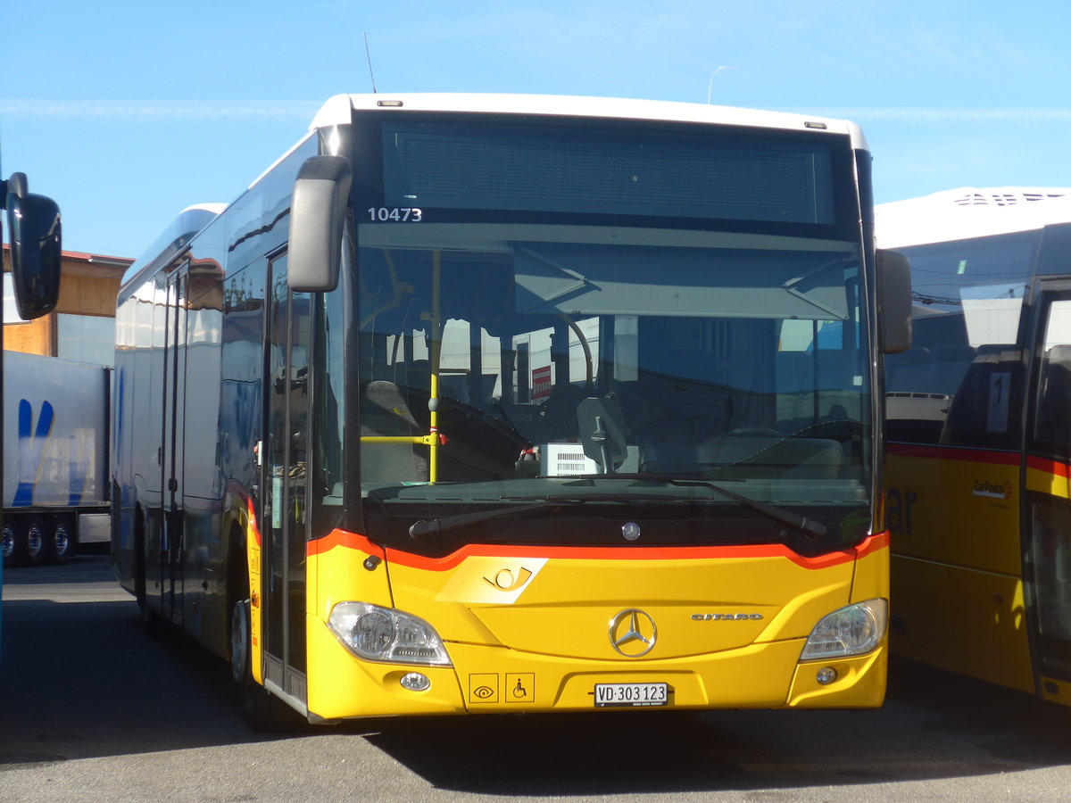 (218'804) - CarPostal Ouest - VD 303'123 - Mercedes (ex Rossier, Lussy) am 19. Juli 2020 in Kerzers, Interbus
