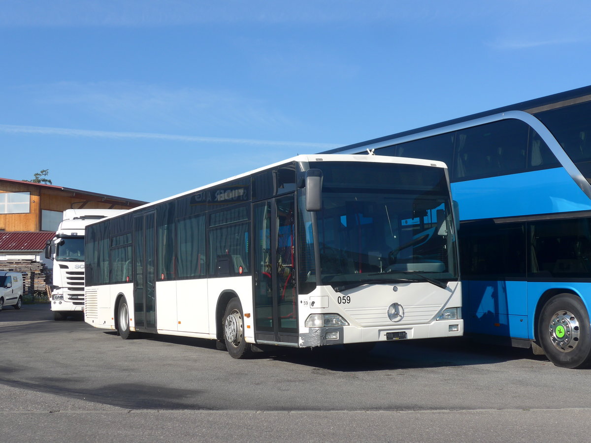 (218'805) - Interbus, Yverdon - Nr. 59 - Mercedes (ex CarPostal Ouest; ex PostAuto Bern; ex P 25'380) am 19. Juli 2020 in Kerzers, Interbus