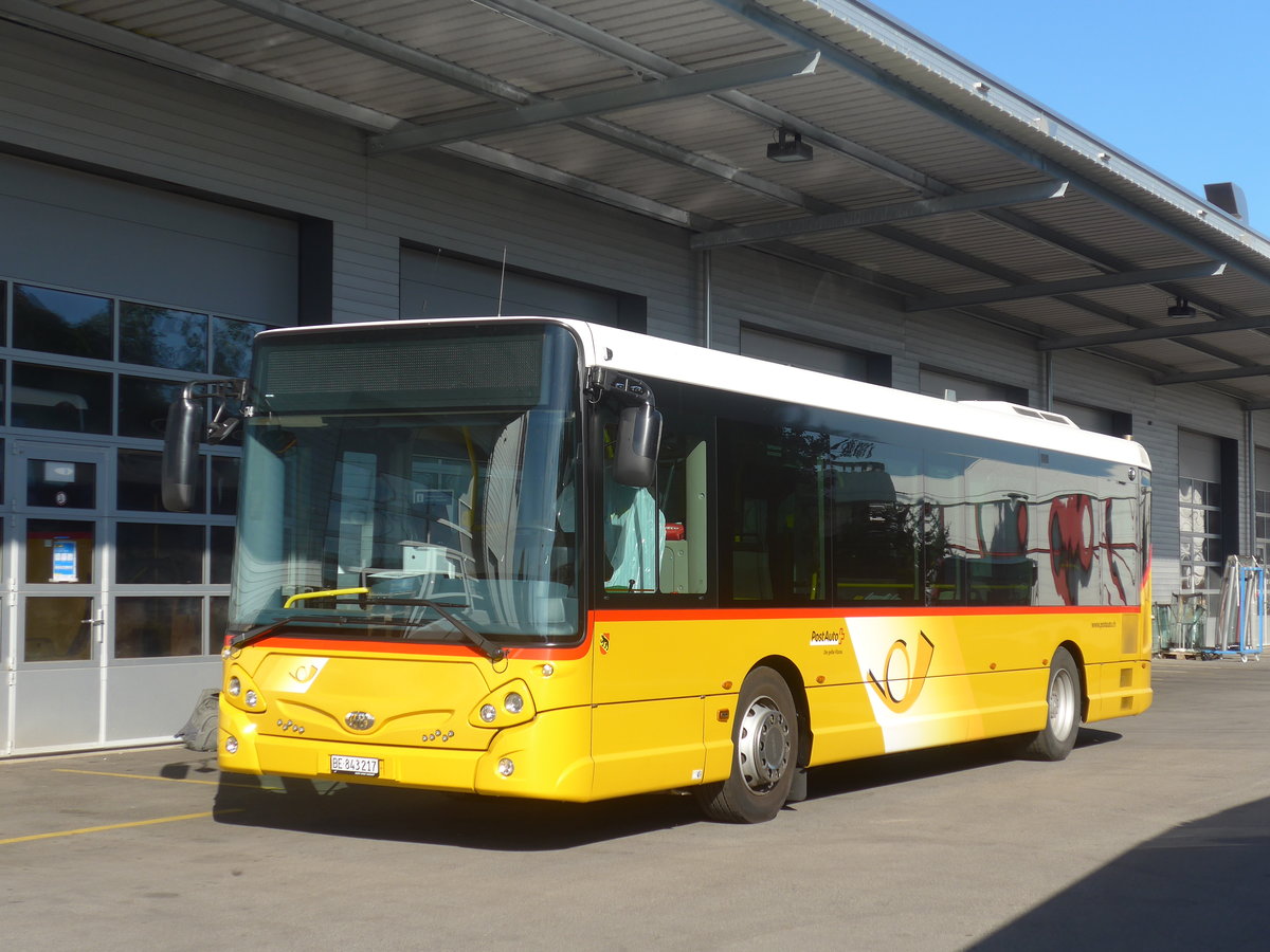 (218'811) - PostAuto Bern - Nr. 217/BE 843'217 - Heuliez am 19. Juli 2020 in Kerzers, Interbus