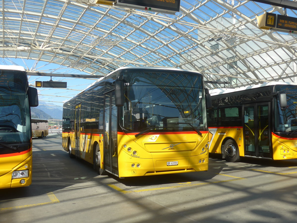 (218'875) - Reptrans, Salouf - GR 43'390 - Volvo am 20. Juli 2020 in Chur, Postautostation