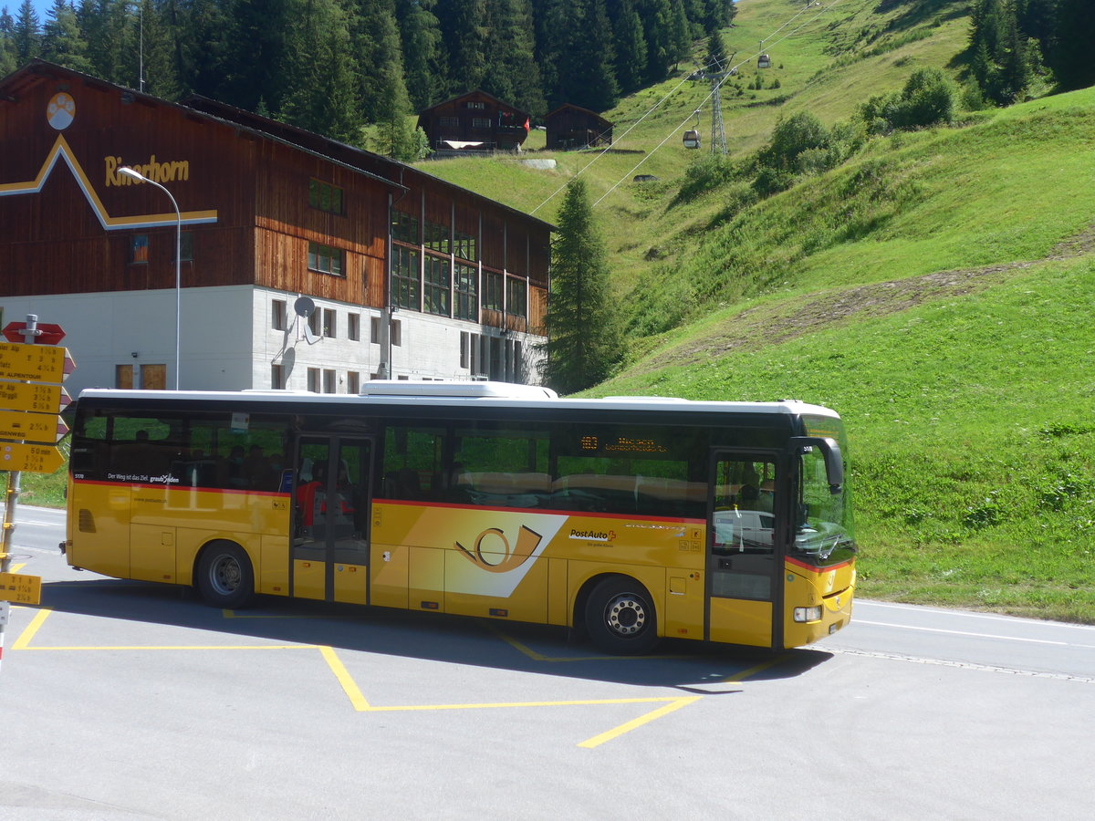 (218'891) - PostAuto Graubnden - GR 106'554 - Irisbus am 20. Juli 2020 beim Bahnhof Davos Glaris