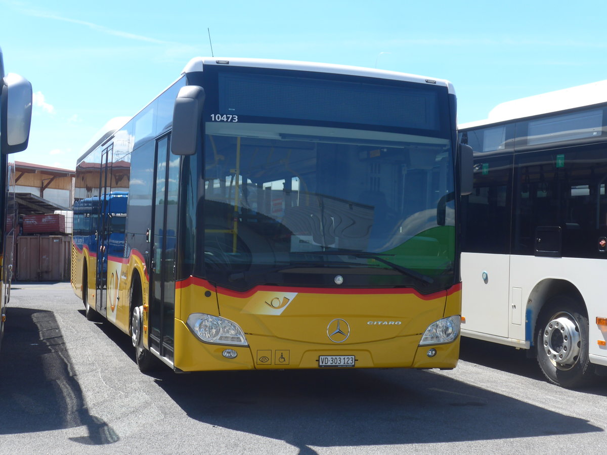 (218'992) - CarPostal Ouest - VD 303'123 - Mercedes (ex Rossier, Lussy) am 25. Juli 2020 in Kerzers, Interbus