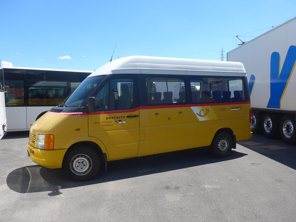 (218'999) - Funi-Car, Biel - BE 170 - VS (ex Eurobus, Bern; ex Binggeli, Erlach; ex Corpataux, Schwarzenburg; ex P 21'057) am 25. Juli 2020 in Kerzers, Interbus