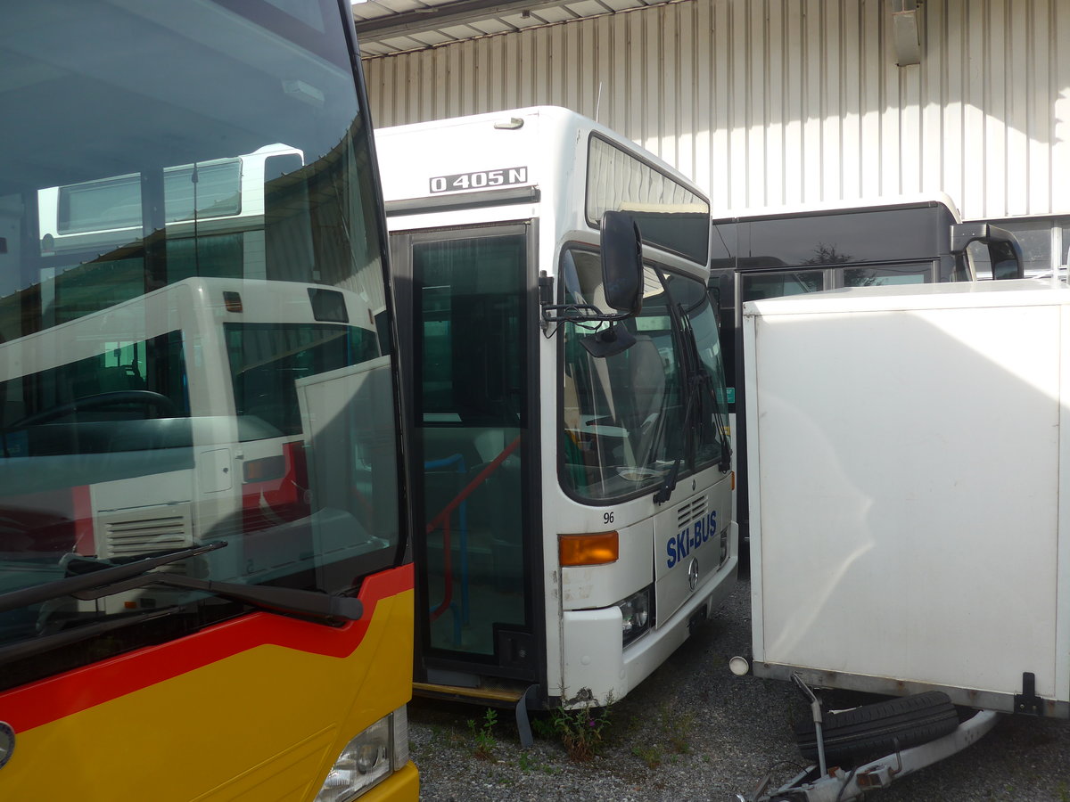 (219'095) - Buchard, Leytron - Nr. 96 - Mercedes (ex Regiobus, Gossau Nr. 13) am 25. Juli 2020 in Leytron, Garage (Teilaufnahme)