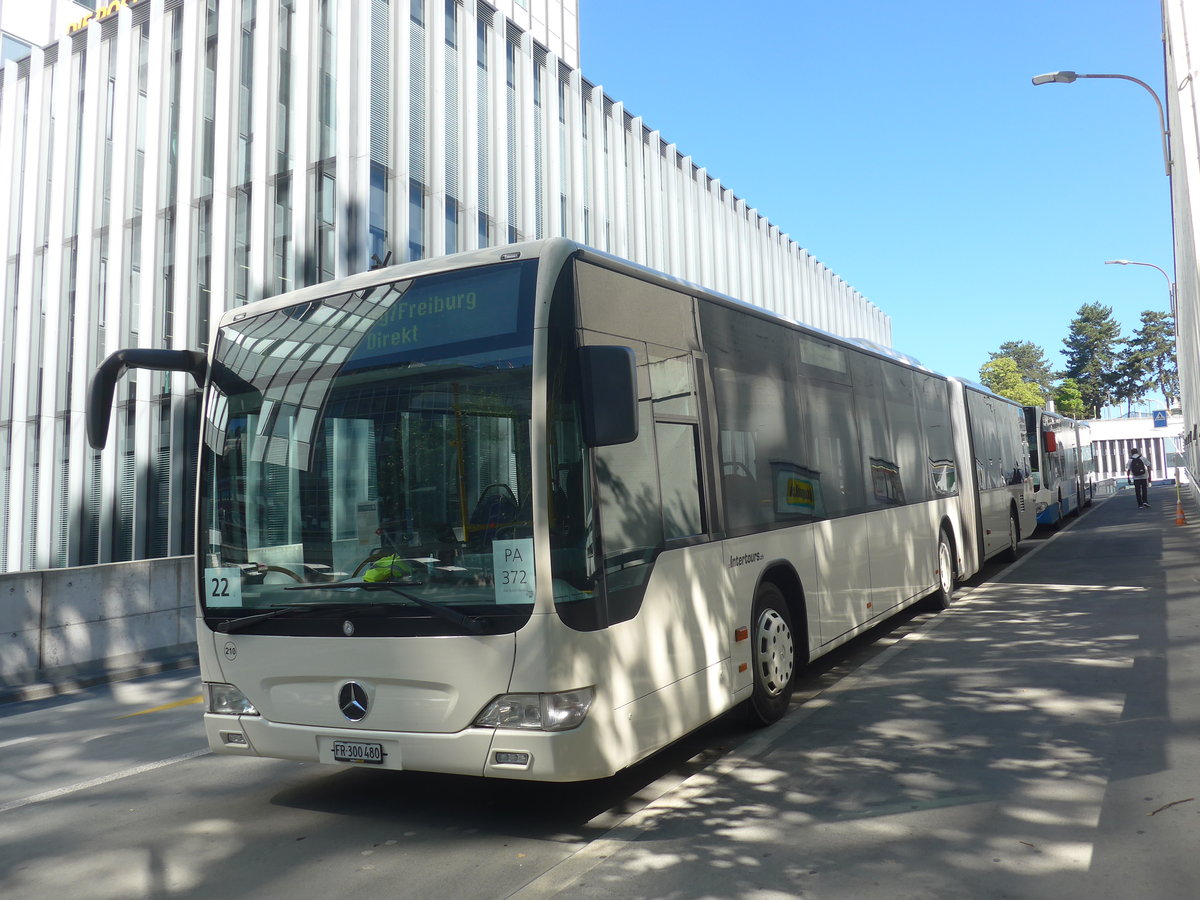 (219'164) - Intertours, Domdidier - Nr. 210/FR 300'480 - Mercedes (ex STI Thun Nr. 134) am 27. Juli 2020 in Bern, Postautostation