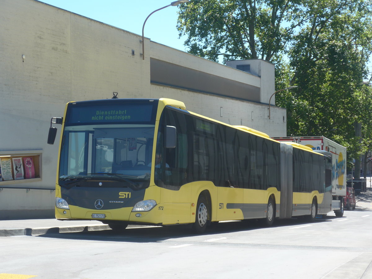 (219'213) - STI Thun - Nr. 172/BE 752'172 - Mercedes am 27. Juli 2020 in Bern, Postautostation