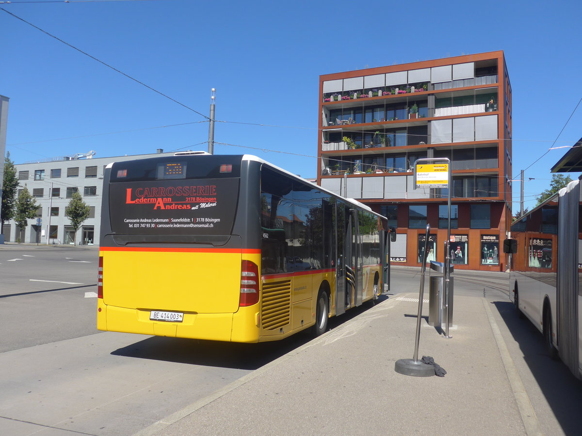 (219'251) - PostAuto Bern - Nr. 3/BE 414'003 - Mercedes (ex Klopfstein, Laupen Nr. 3) am 27. Juli 2020 beim Bahnhof Bern Brnnen Westside