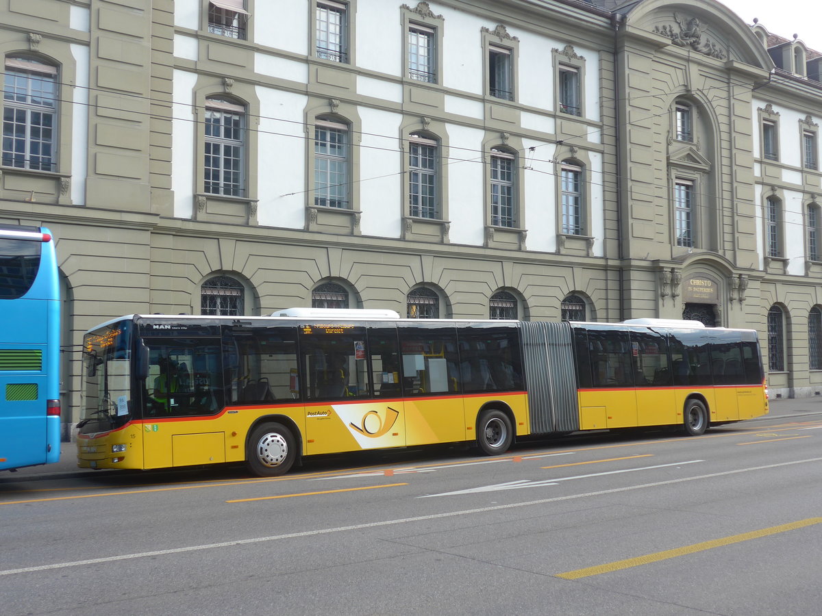 (219'313) - Eurobus, Arbon - Nr. 15/TG 153'907 - MAN am 2. August 2020 beim Bahnhof Bern