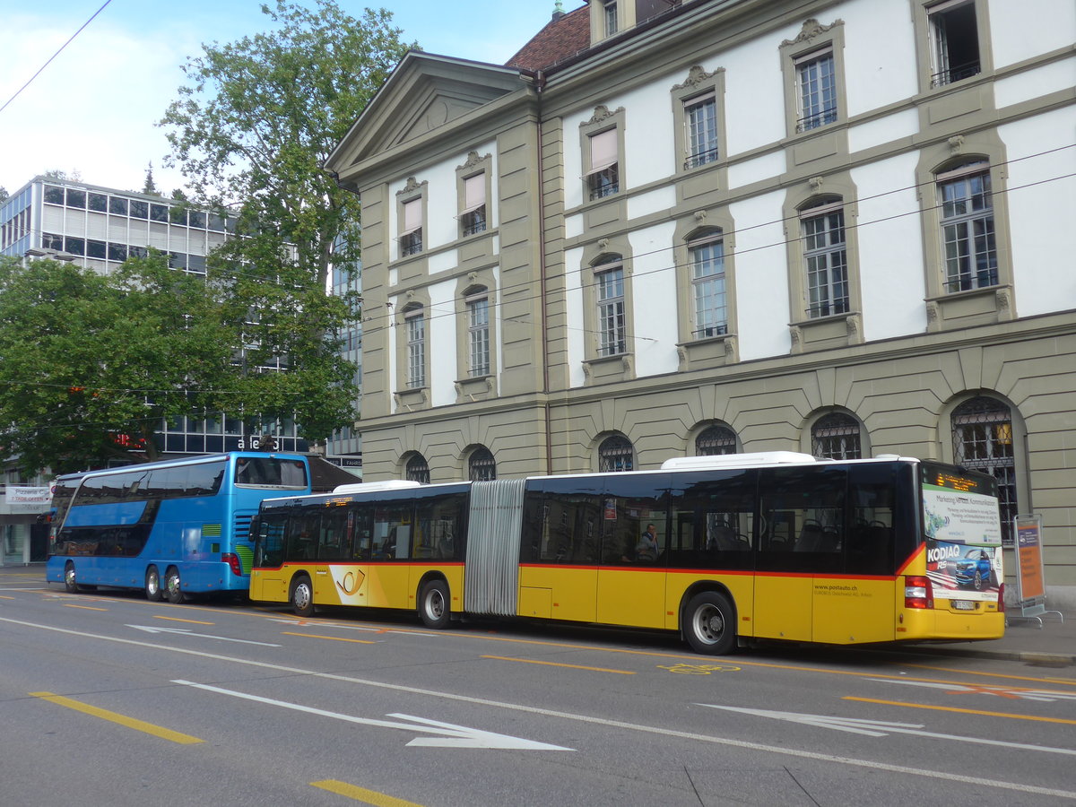 (219'314) - Eurobus, Arbon - Nr. 15/TG 153'907 - MAN am 2. August 2020 beim Bahnhof Bern