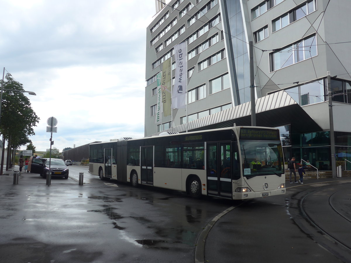 (219'397) - Interbus, Yverdon - Nr. 212/FR 300'702 - Mercedes (ex BSU Solorthurn Nr. 41) am 2. August 2020 beim Bahnhof Brnnen Westside