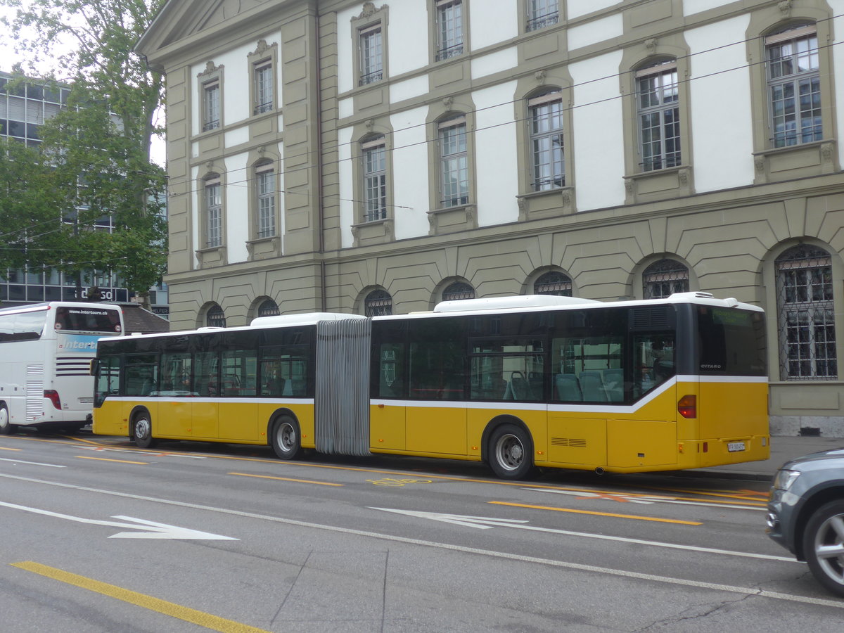 (219'405) - Interbus, Yverdon - Nr. 214/FR 300'491 - Mercedes (ex BVB Basel Nr. 793; ex ASN Stadel Nr. 183) am 2. August 2020 beim Bahnhof Bern