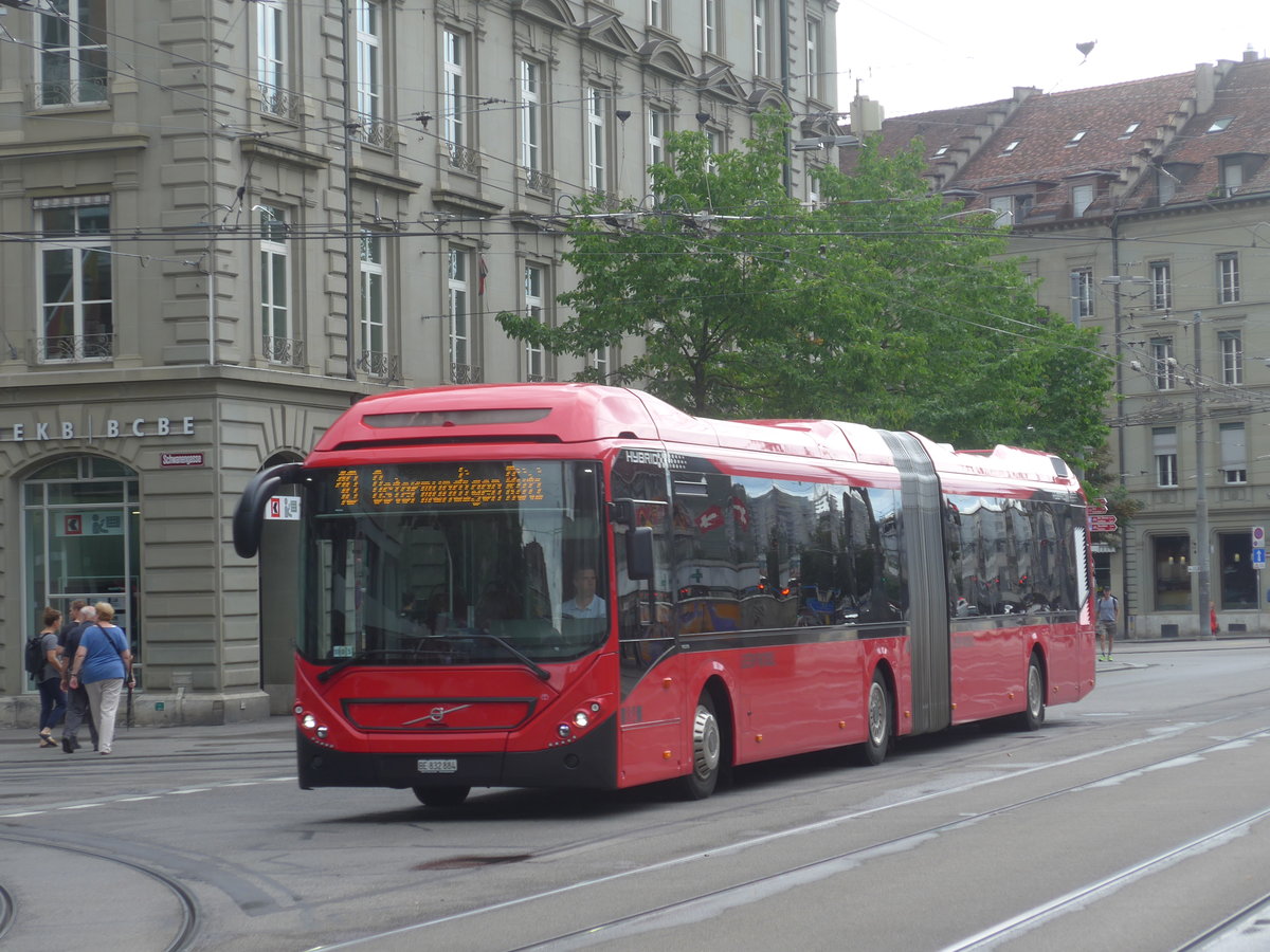 (219'414) - Bernmobil, Bern - Nr. 884/BE 832'884 - Volvo am 2. August 2020 beim Bahnhof Bern