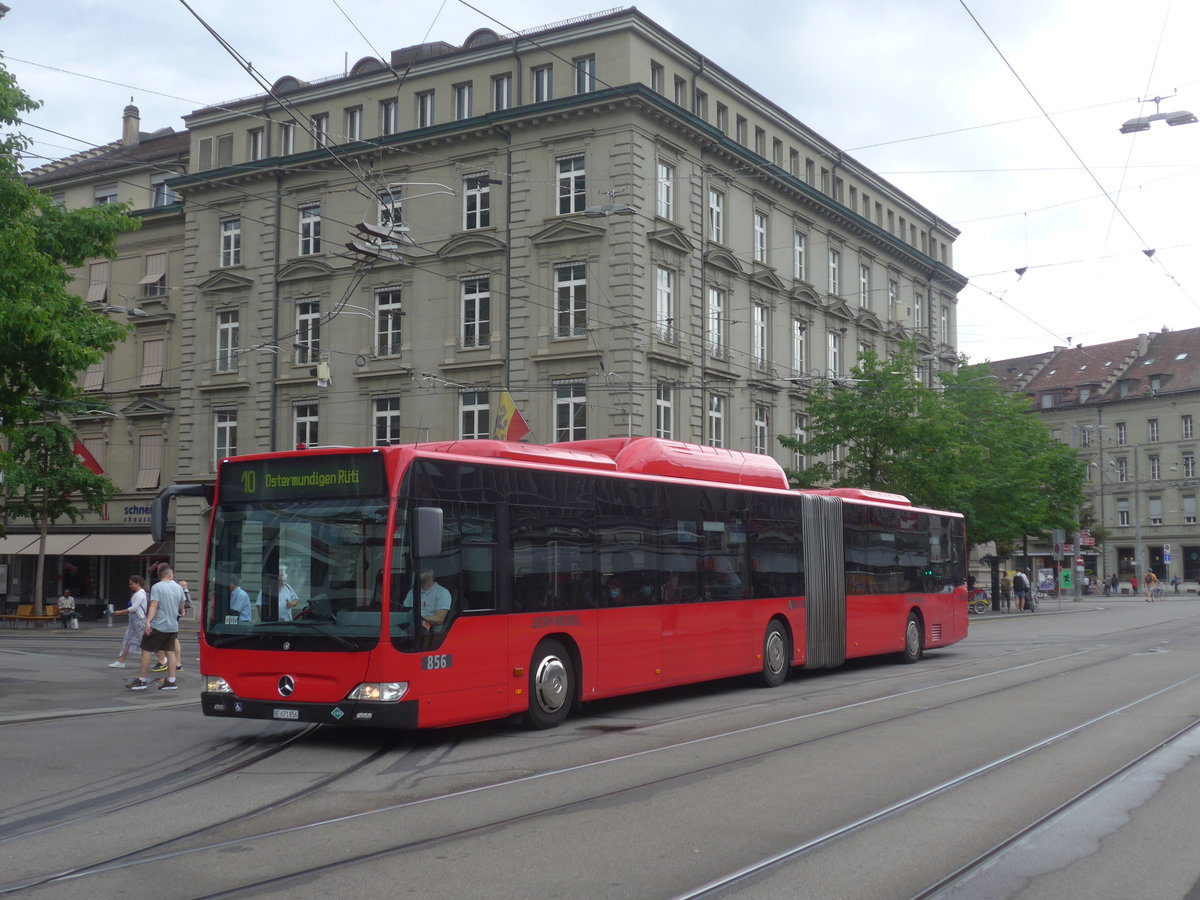 (219'427) - Bernmobil, Bern - Nr. 856/BE 671'856 - Mercedes am 2. August 2020 beim Bahnhof Bern