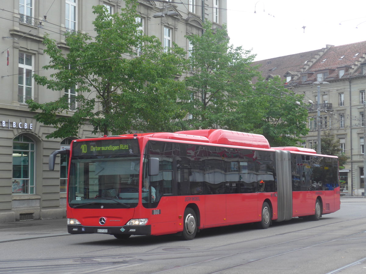 (219'437) - Bernmobil, Bern - Nr. 860/BE 671'860 - Mercedes am 2. August 2020 beim Bahnhof Bern