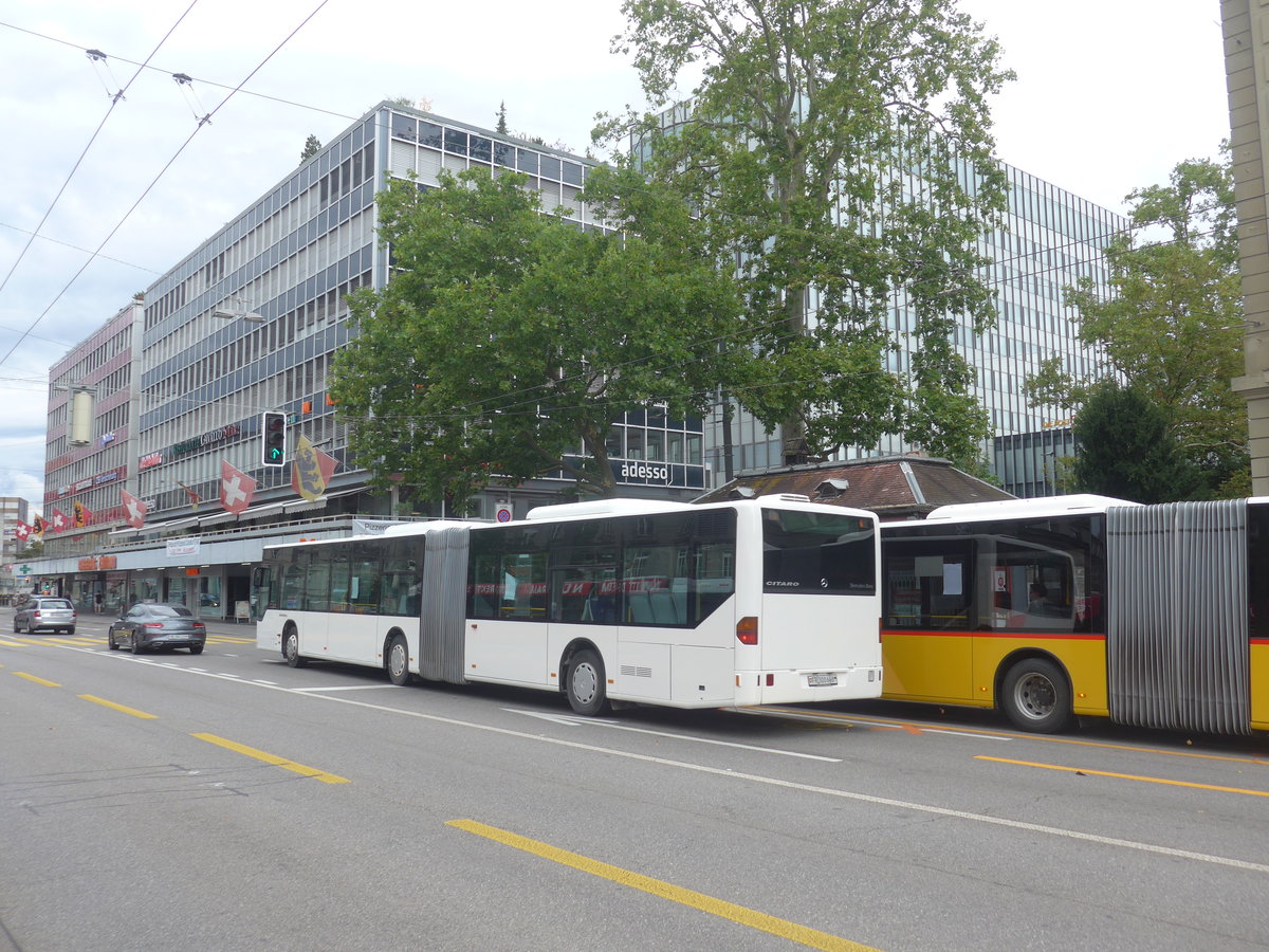 (219'454) - Intertours, Domdidier - Nr. 203/FR 300'668 - Mercedes (ex VZO Grningen Nr. 53) am 2. August 2020 beim Bahnhof Bern