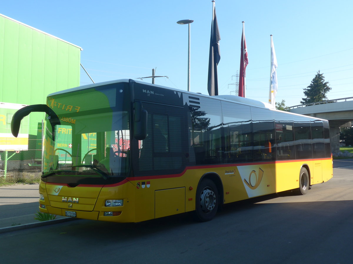 (219'531) - Funi-Car, Biel - BE 719'306 - MAN (ex Eurobus, Bern Nr. 2) am 9. August 2020 in Kerzers, Interbus