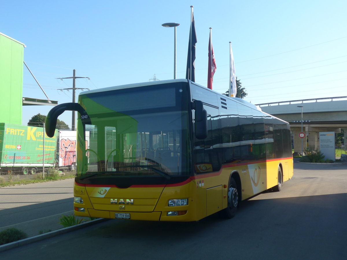 (219'532) - Funi-Car, Biel - BE 719'306 - MAN (ex Eurobus, Bern Nr. 2) am 9. August 2020 in Kerzers, Interbus