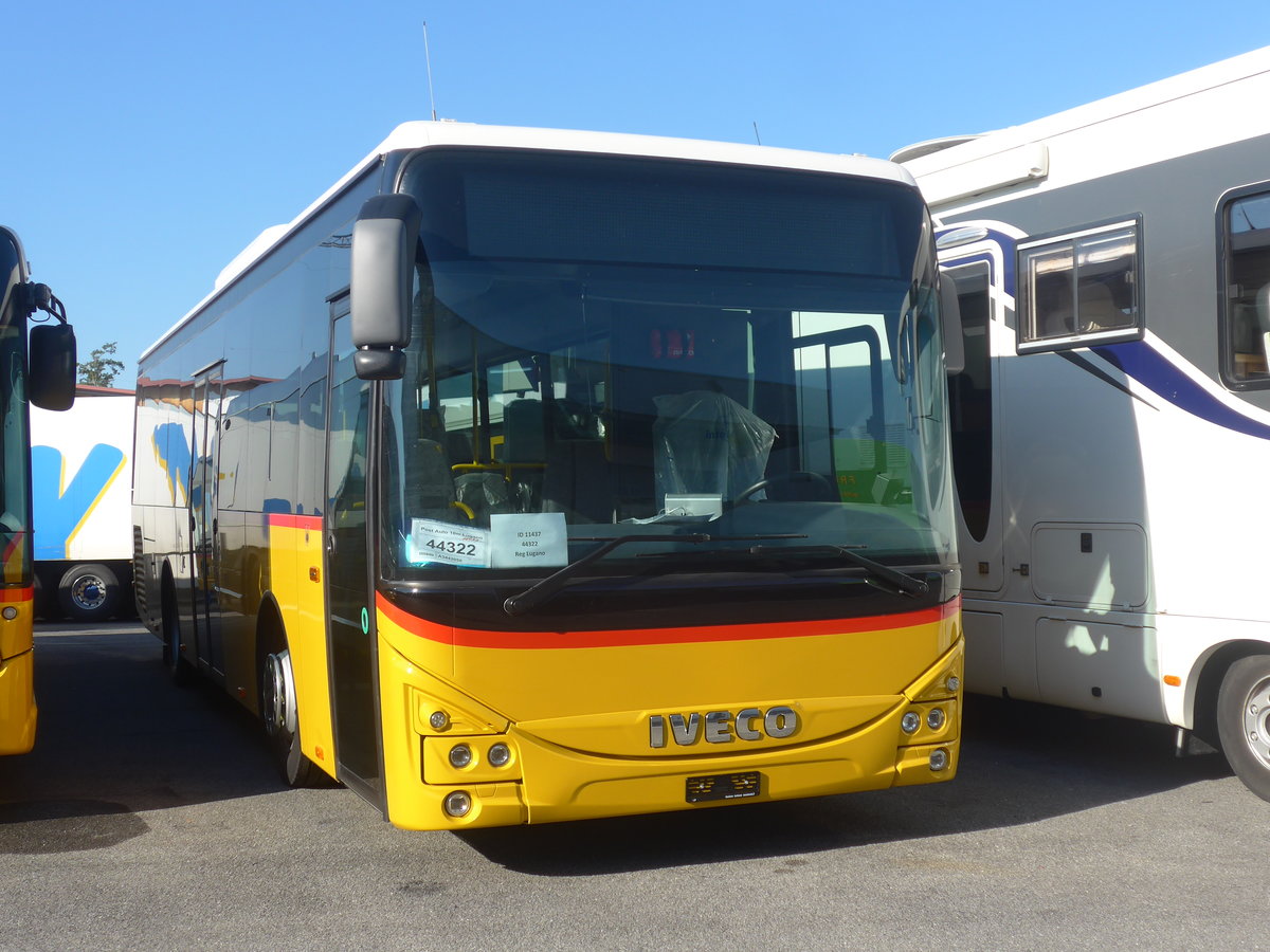 (219'536) - AutoPostale Ticino - PID 11'437 - Iveco am 9. August 2020 in Kerzers, Interbus