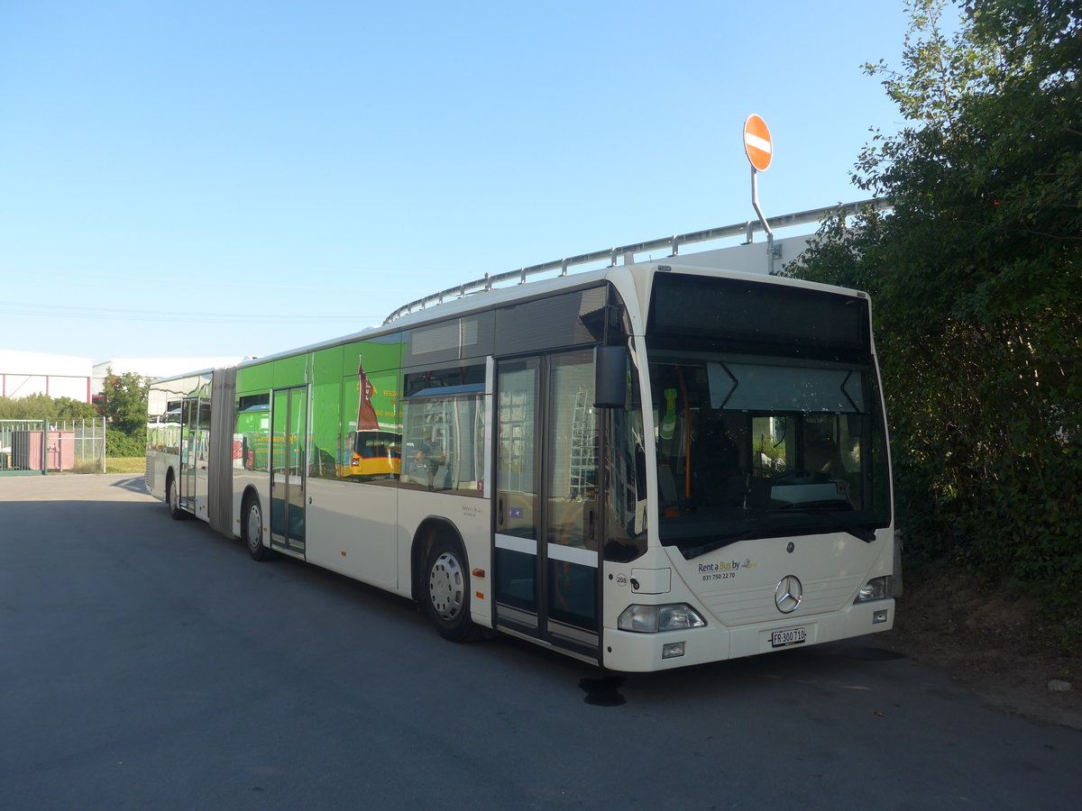 (219'546) - Interbus, Yverdon - Nr. 208/FR 300'710 - Mercedes (ex BSU Solothurn Nr. 40) am 9. August 2020 in Kerzers, Interbus