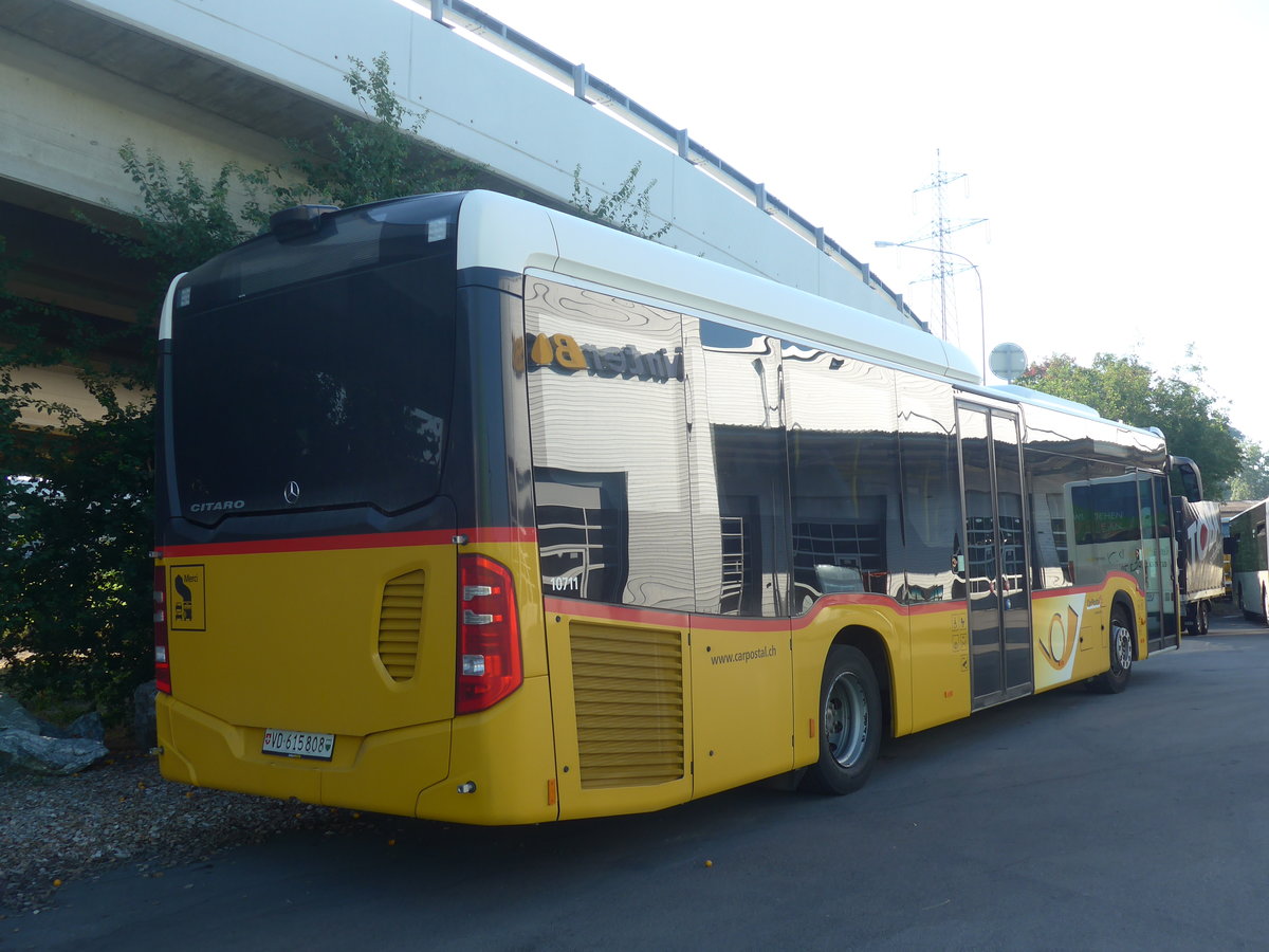(219'550) - CarPostal Ouest - VD 615'808 - Mercedes am 9. August 2020 in Kerzers, Interbus