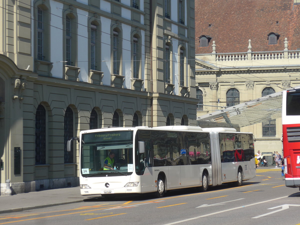 (219'620) - Intertours, Domdidier - Nr. 210/FR 300'480 - Mercedes (ex STI Thun Nr. 134) am 9. August 2020 beim Bahnhof Bern