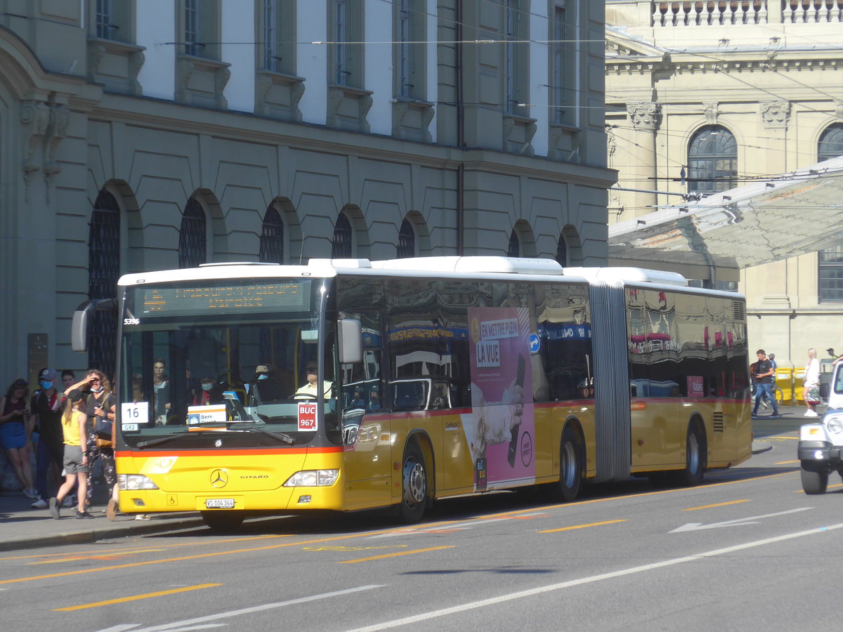 (219'631) - Buchard, Leytron - VS 104'344 - Mercedes am 9. August 2020 beim Bahnhof Bern