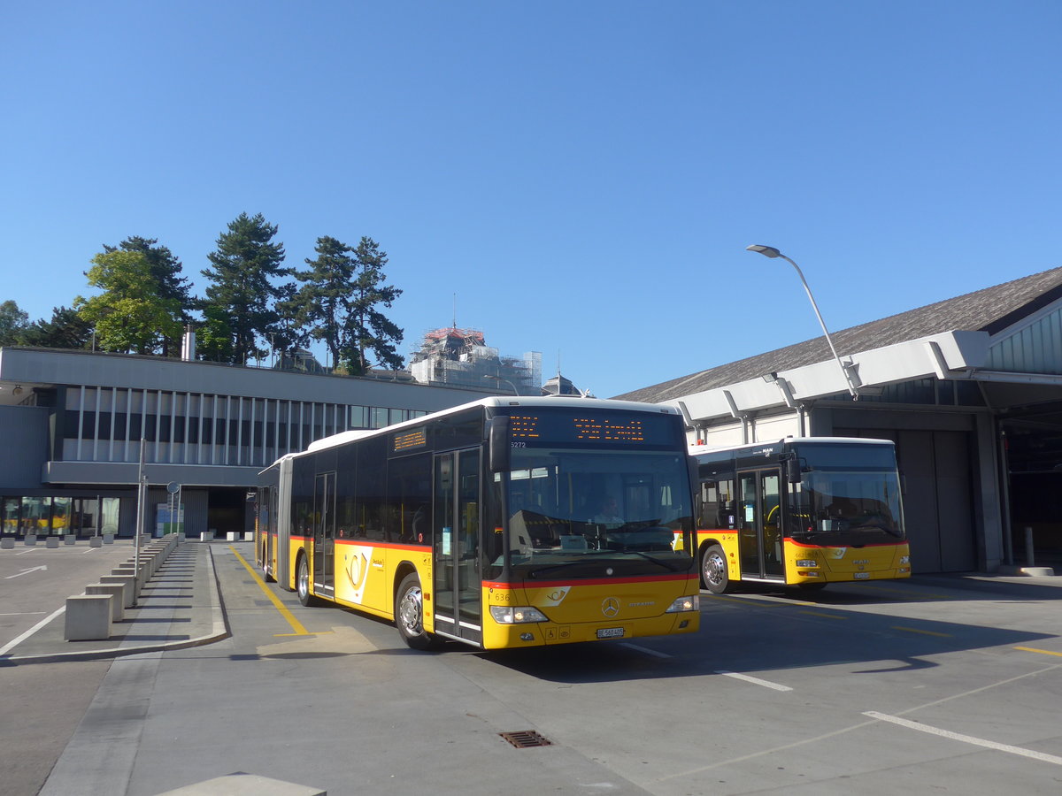 (219'642) - PostAuto Bern - Nr. 636/BE 560'405 - Mercedes am 9. August 2020 in Bern, Postautostation