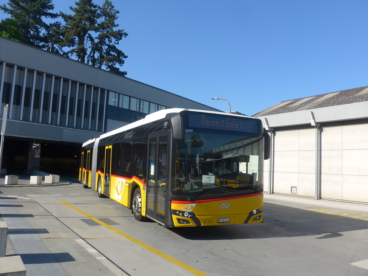 (219'644) - PostAuto Bern - BE 562'243 - Solaris am 9. August 2020 in Bern, Postautostation