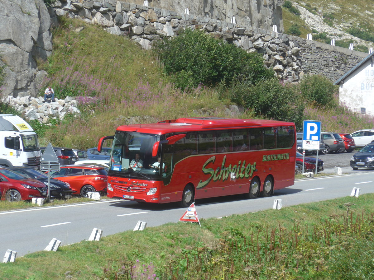 (219'960) - Aus Deutschland: Schreiter, Pockau - ERZ-BT 91 - Mercedes am 22. August 2020 in Gletsch