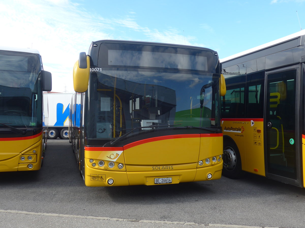 (220'053) - AVA Biel - Nr. 8/BE 26'614 - Solaris am 23. August 2020 in Kerzers, Interbus