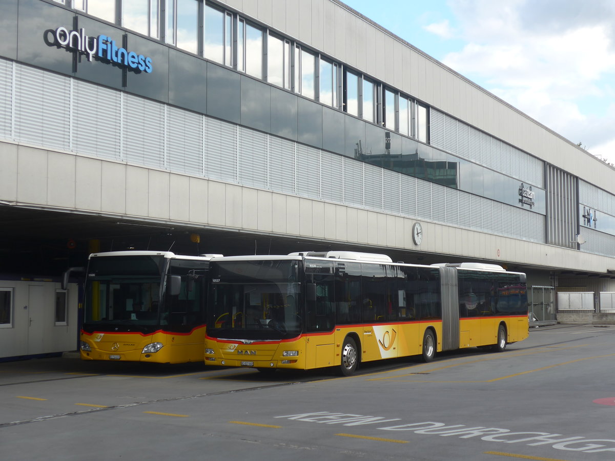 (220'064) - PostAuto Bern - Nr. 668/BE 827'668 - MAN am 23. August 2020 in Bern, Postautostation