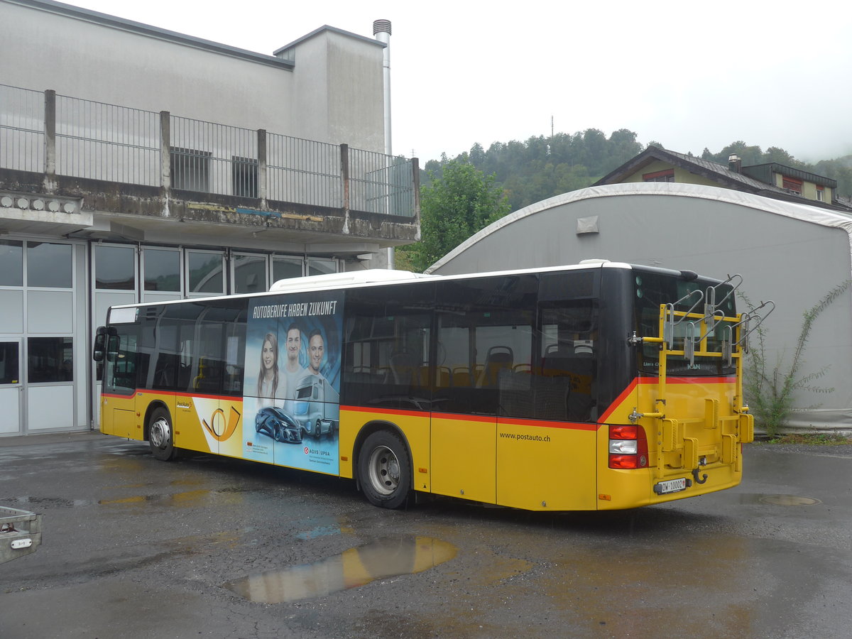 (220'173) - PostAuto Zentralschweiz - Nr. 5/OW 10'002 - MAN (ex Dillier, Sarnen Nr. 5) am 29. August 2020 in Sarnen, Garage