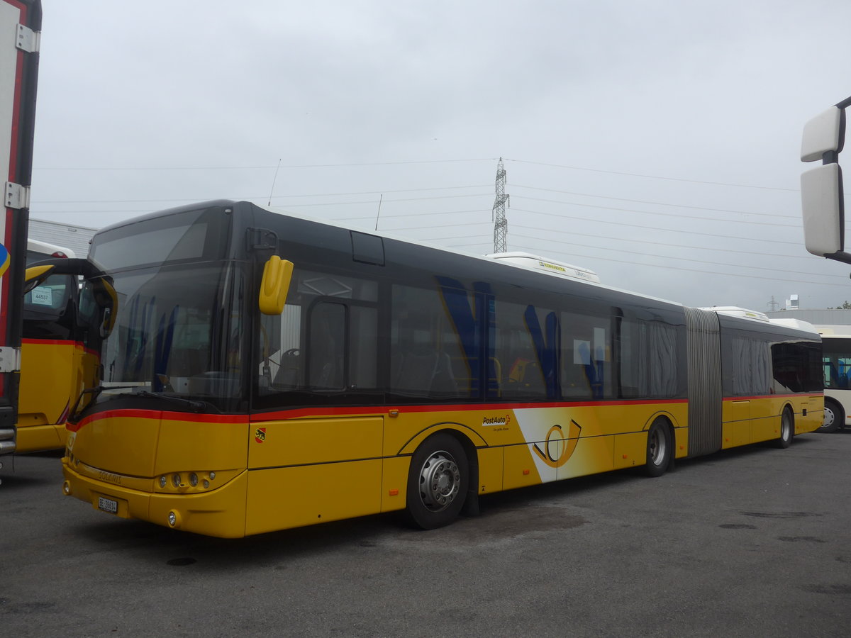 (220'241) - AVA Biel - Nr. 8/BE 26'614 - Solaris am 29. August 2020 in Kerzers, Interbus