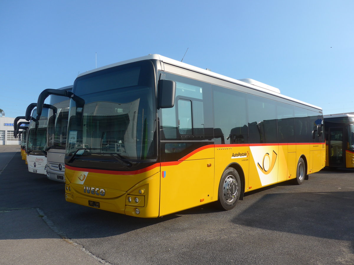 (220'701) - AutoPostale Ticino - PID 11'444 - Iveco am 12. September 2020 in Kerzers, Interbus