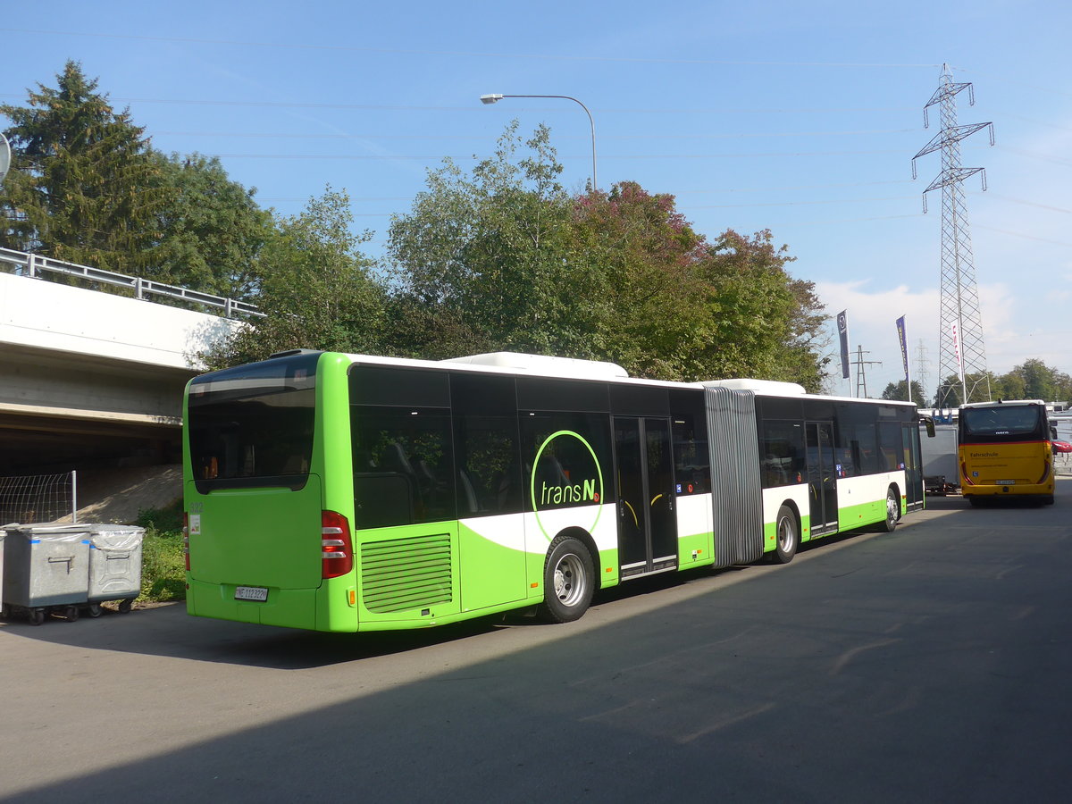 (220'873) - transN, La Chaux-de-Fonds - Nr. 322/NE 112'322 - Mercedes am 20. September 2020 in Kerzers, Interbus