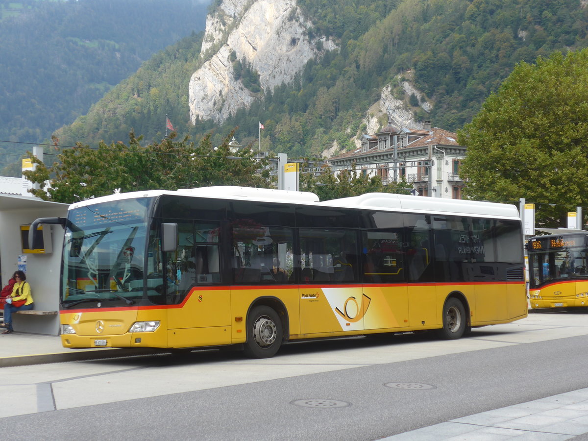 (220'890) - PostAuto Bern - BE 610'546 - Mercedes am 21. September 2020 beim Bahnhof Interlaken West
