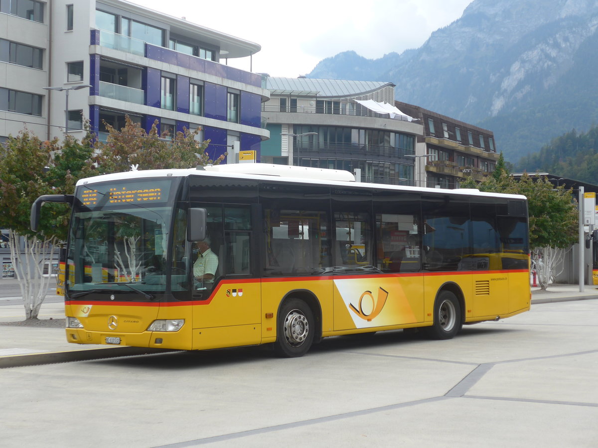 (220'898) - PostAuto Bern - BE 610'532 - Mercedes am 21. September 2020 beim Bahnhof Interlaken West