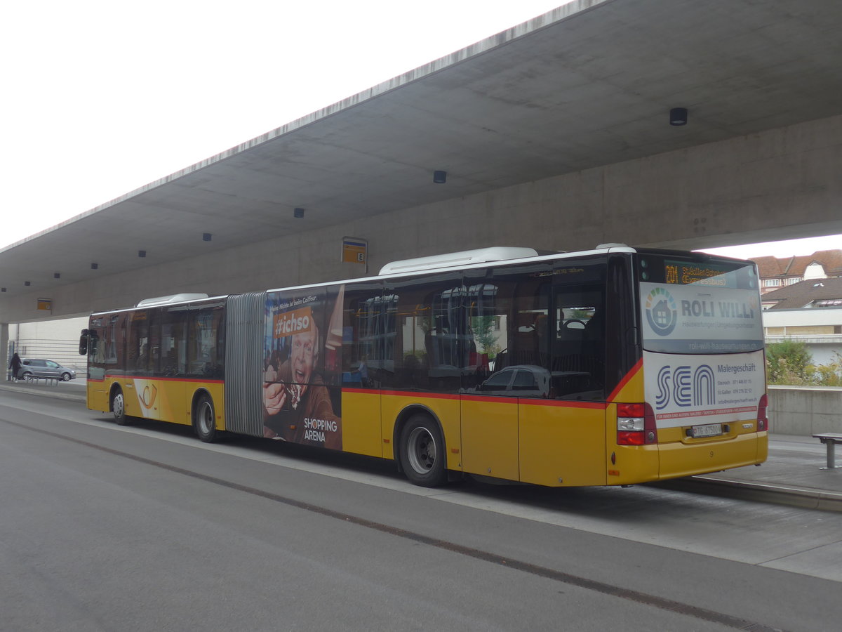(221'158) - Eurobus, Arbon - Nr. 9/TG 67'500 - MAN am 24. September 2020 in Arbon, Bushof