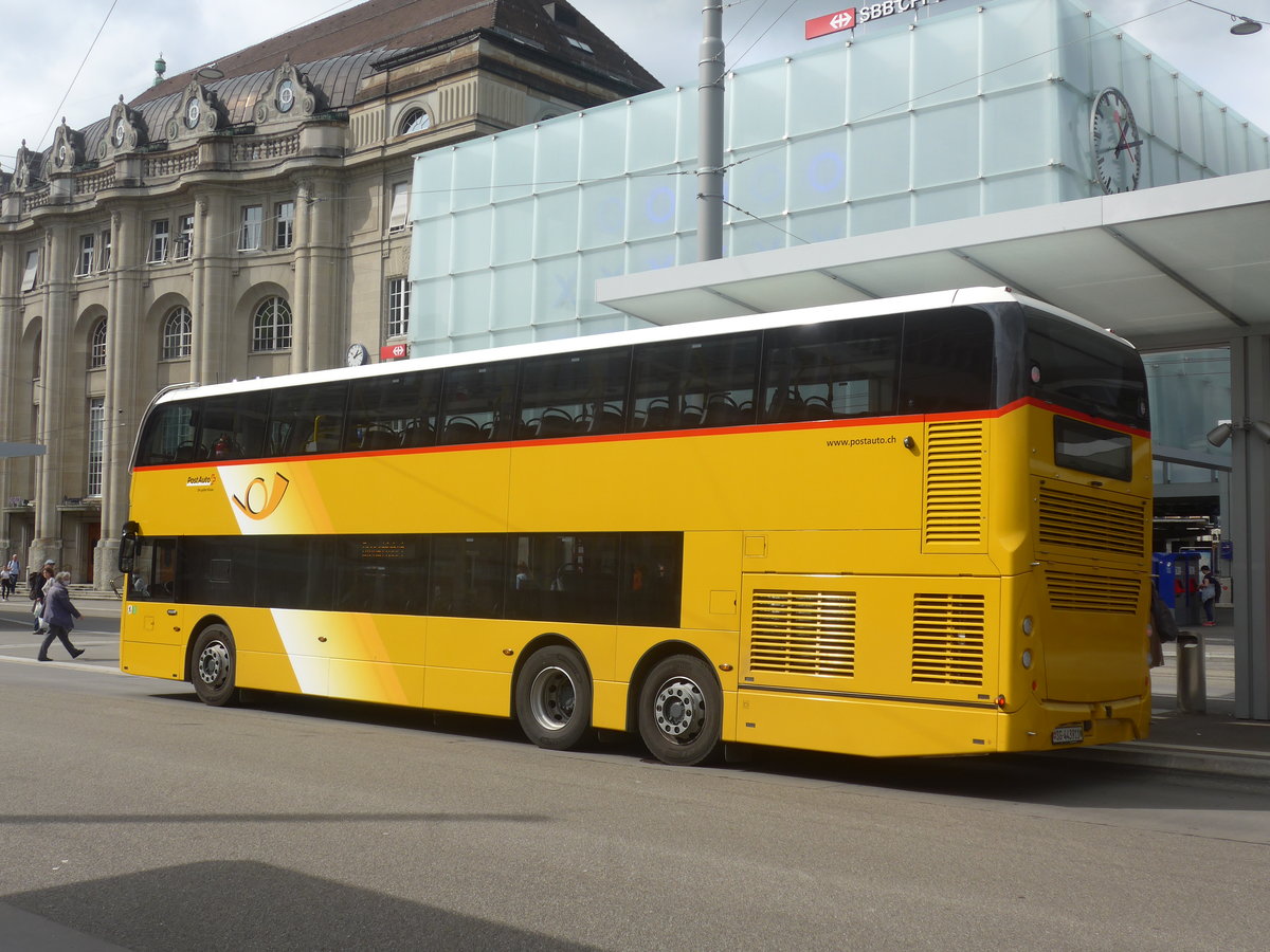(221'244) - PostAuto Ostschweiz - SG 443'911 - Alexander Dennis am 24. September 2020 beim Bahnhof St. Gallen