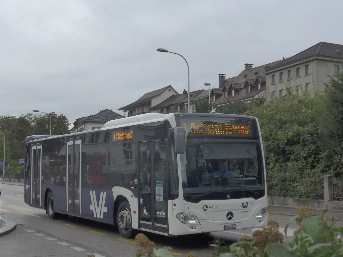 (221'328) - Limmat Bus, Dietikon - AG 484'830 - Mercedes am 25. September 2020 beim Bahnhof Zofingen