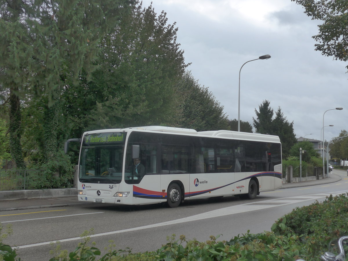 (221'335) - Limmat Bus, Dietikon - AG 370'318 - Mercedes (ex BDWM Bremgarten Nr. 18) am 25. September 2020 beim Bahnhof Zofingen