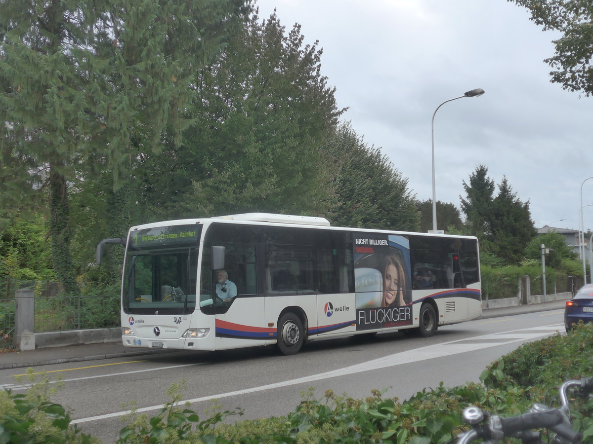 (221'338) - Limmat Bus, Dietikon - AG 370'309 - Mercedes (ex BDWM Bremgarten Nr. 9) am 25. September 2020 beim Bahnhof Zofingen