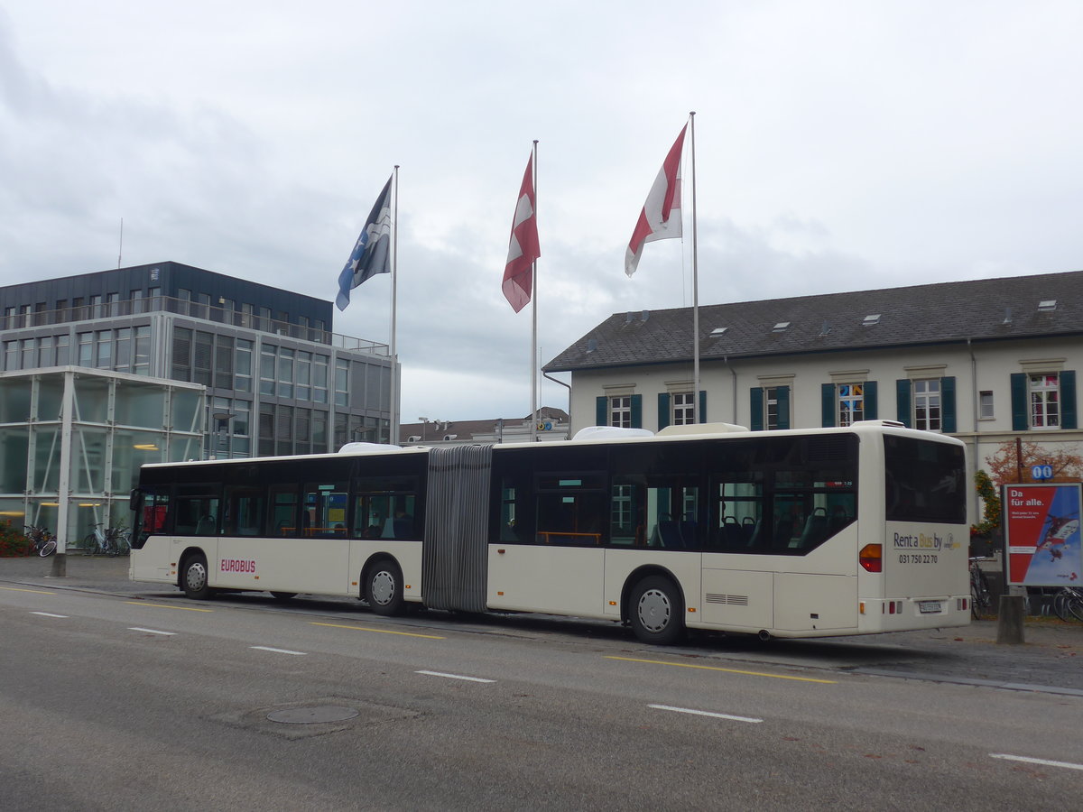 (221'364) - Interbus, Yverdon - Nr. 208/AG 559'332 - Mercedes (ex BSU Solothurn Nr. 40) am 25. September 2020 beim Bahnhof Zofingen (Einsatz Eurobus)