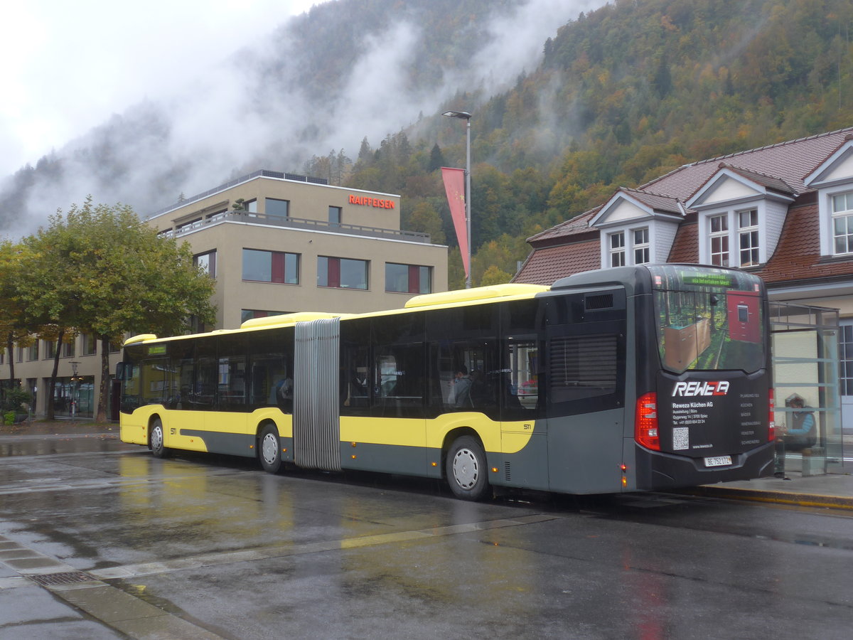 (221'678) - PostAuto Bern - Nr. 172/BE 752'172 - Mercedes am 10. September 2020 beim Bahnhof Interlaken Ost