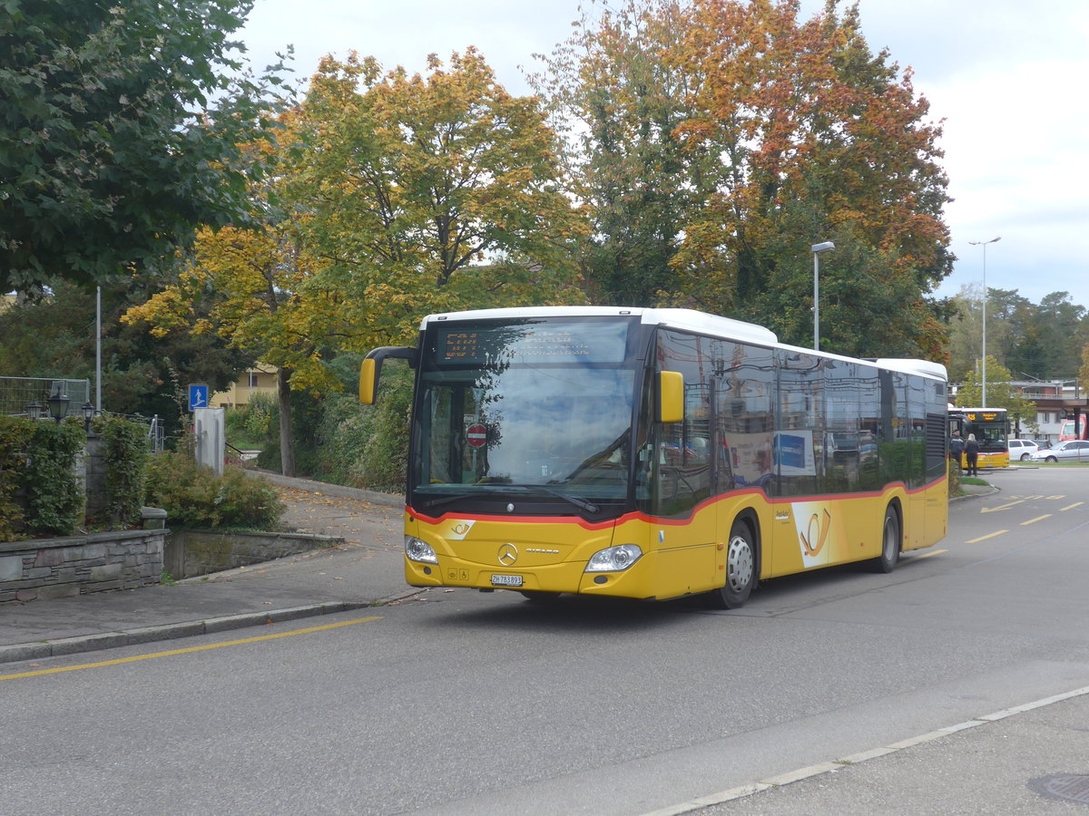 (221'754) - ASN Stadel - Nr. 334/ZH 783'893 - Mercedes am 11. Oktober 2020 beim Bahnhof Blach