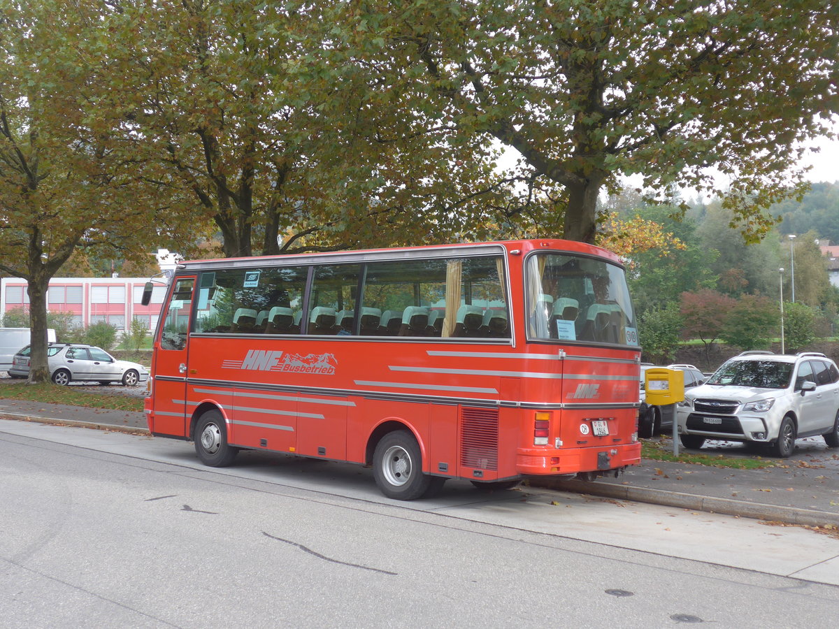 (221'805) - Biegger, Uster - Nr. 31/GL 1946 - Setra (ex AFA Adelboden Nr. 31; ex AFA Adelboden Nr. 10; ex Frhlich, Zrich) am 12. Oktober 2020 beim Bahnhof Bretswil