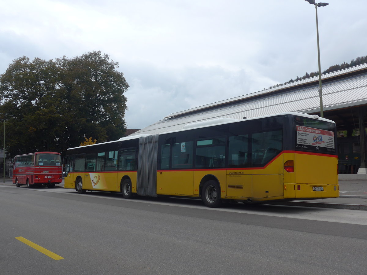 (221'876) - Ryffel, Volketswil - Nr. 196/ZH 730'460 - Mercedes (ex Nr. 24) am 12. Oktober 2020 beim Bahnhof Bauma
