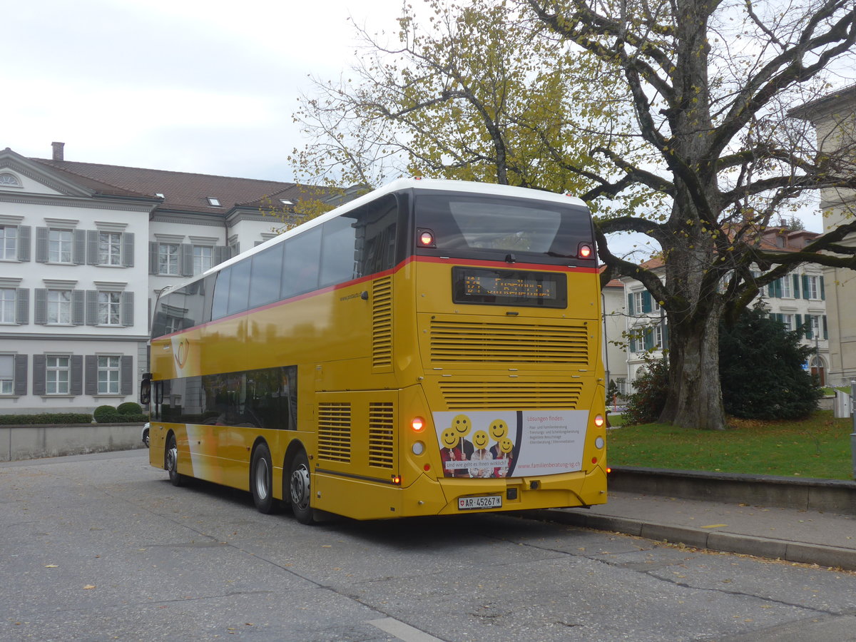 (222'316) - PostAuto Ostschweiz - AR 45'267 - Alexander Dennis (ex SG 443'913) am 21. Oktober 2020 in Heiden, Post