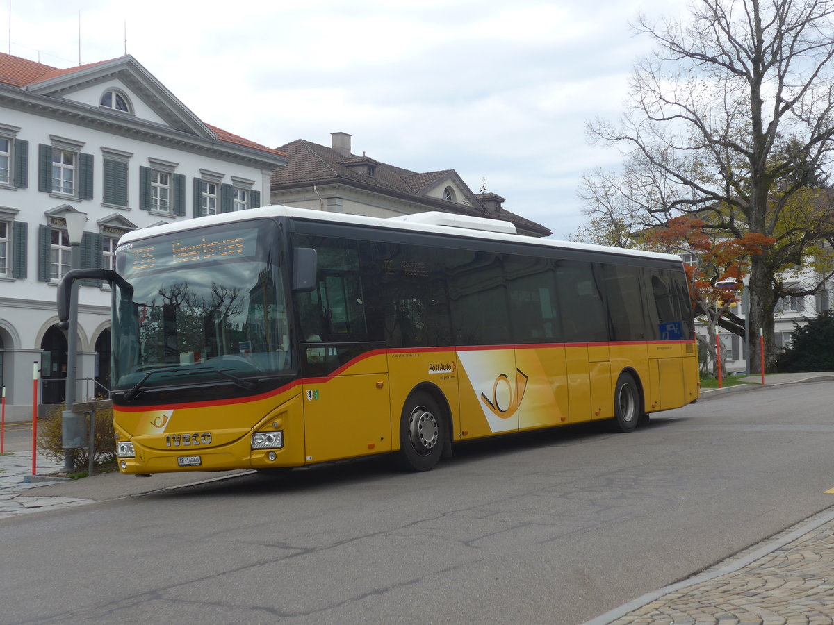 (222'321) - PostAuto Ostschweiz - AR 14'860 - Iveco am 21. Oktober 2020 in Heiden, Post