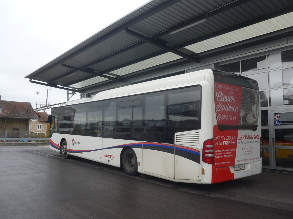 (222'818) - Limmat Bus, Dietikon - AG 370'318 - Mercedes (ex BDWM Bremgarten Nr. 18) am 1. November 2020 in Winterthur, EvoBus